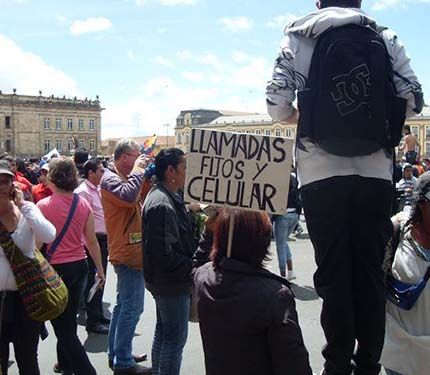 puesto de minutos en Colombia